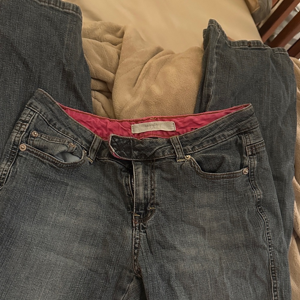 vintage Mix It Dark Blue Boot Cut Jeans